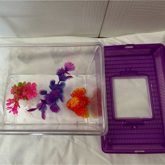 🌺 Travel Fish Tank with Aquarium Accessories - Picture 4 of 5